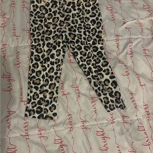 Leopard Print Kids Leggings